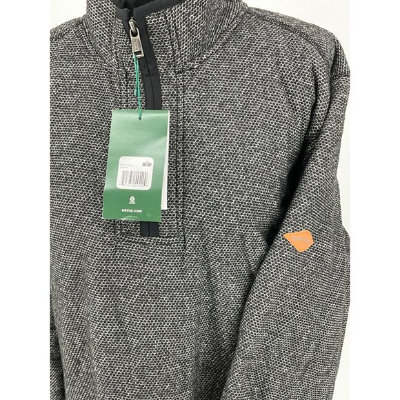 Orvis Men's XL Fully Lined Gray Pullover 1/4 Zip Shirt Sweater Pockets #1526440 - Picture 3 of 9